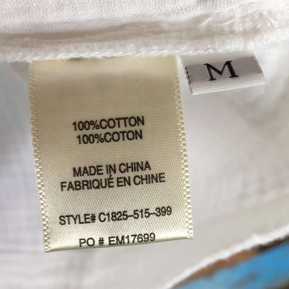 NWOT Cloth & Stone White V-Neck Lace Up Top